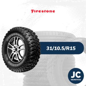 Neumático 235/75 R15 FIRES. DESTINATION MT 23 104Q Firestone - Vista Frontal