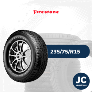 Neumático 235/75 R15 FIRES. DESTINATION MT 23 104Q Firestone - Vista Frontal