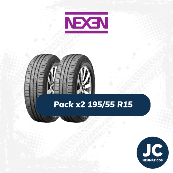 Pack x2 195/55 R15 nexen